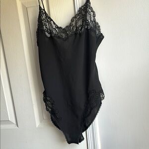 Dior Black Lace Bodysuit